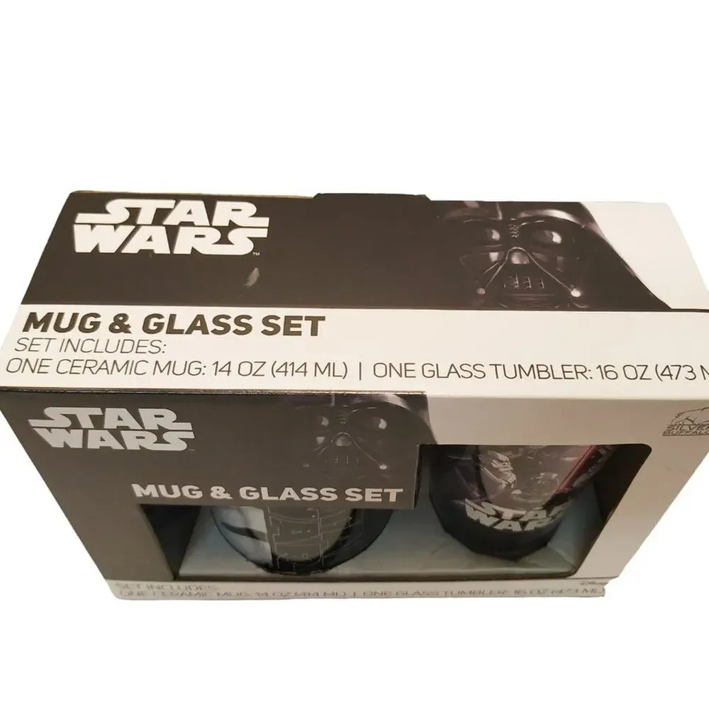 Star Wars Mug & Glass Set